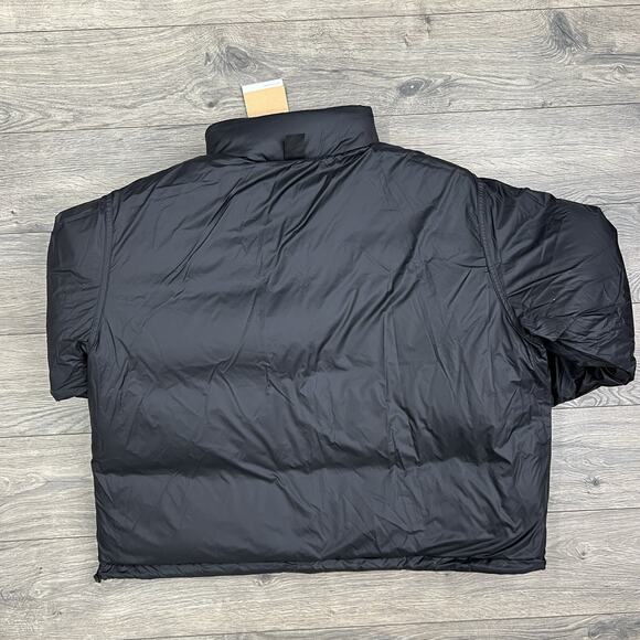 The North Face Jacket Size 2XL Womens Reversible Nuptse 92 Denim Blue Black $380 - Picture 9 of 12